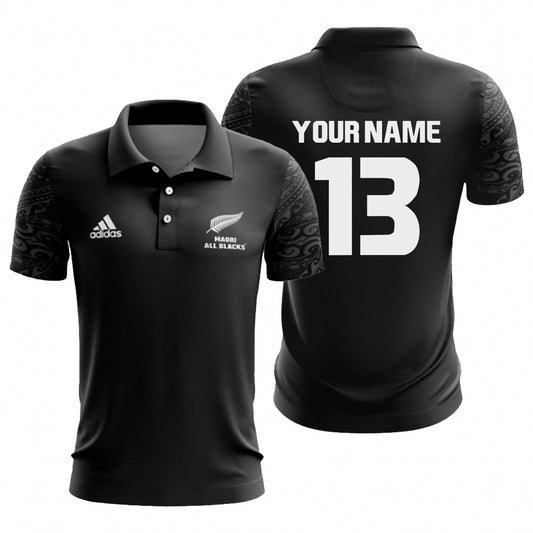2023 All Blacks Maori New Style Polo (Personalized)
