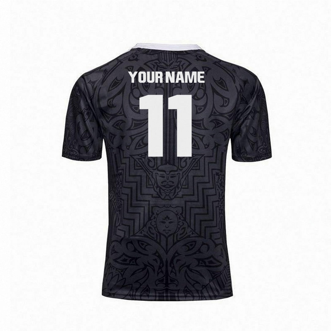 Maori All Blacks 100th Anniversary x Lomu Personalized Jersey