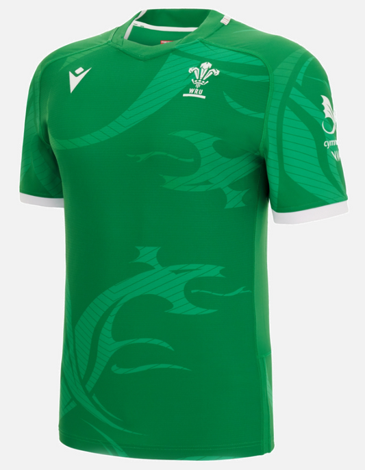 Welsh Rugby 2022 Commonwealth Games away body fit match shirt